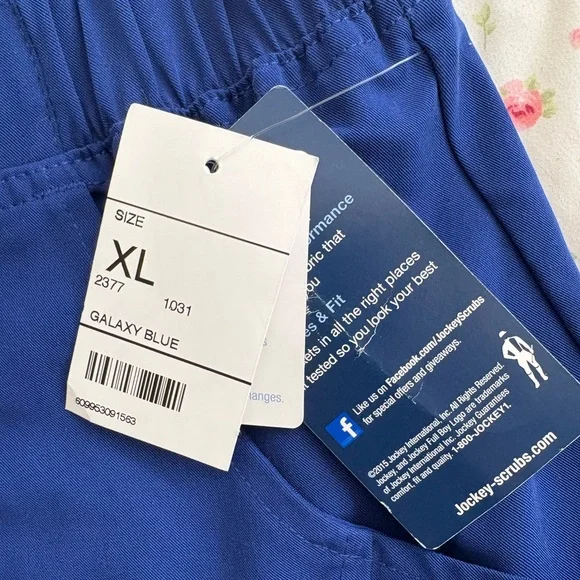 XL Jockey Galaxy Blue Scrub Pants Bundle - Picture 7 of 14